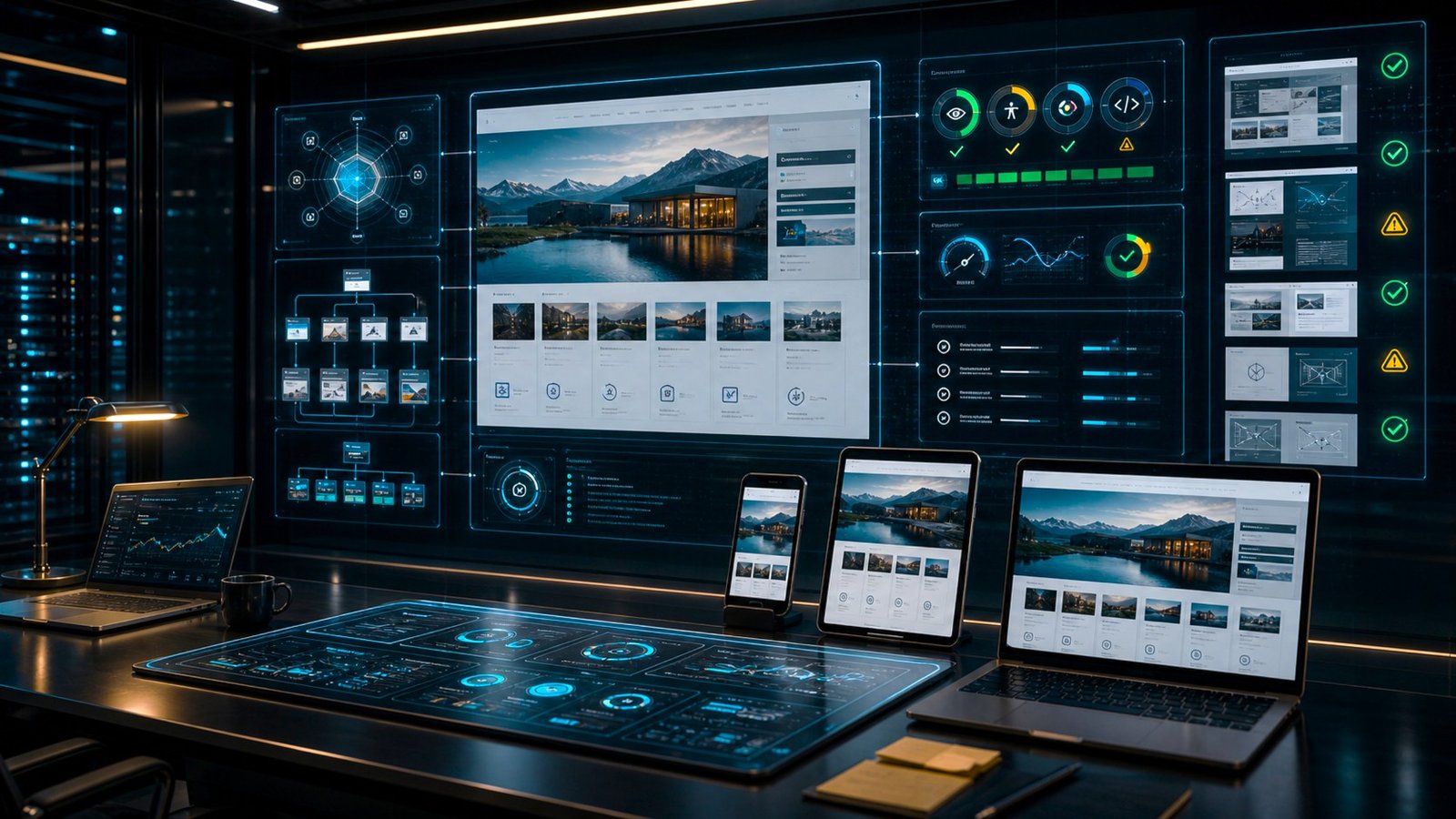 Painel corporativo de automação e análise de dados